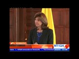 María Ángela Holguín confirma reunión de cancilleres de Unasur para el próximo 3 de septiembre