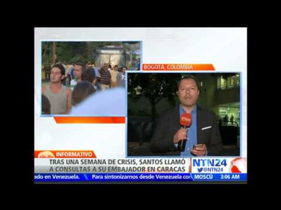 "Queremos mostrarle al mundo lo que está sucediendo”: Santos convoca reunión de UNASUR