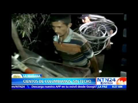 Deportados instalan improvisados campamentos en la ciudad refugio de Villa del Rosario