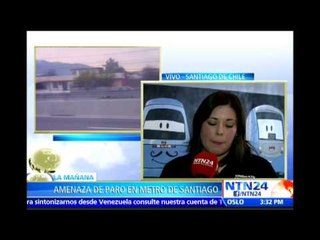 Salario y malos tratos: aspectos por los que reclaman los trabajadores del metro en Chile