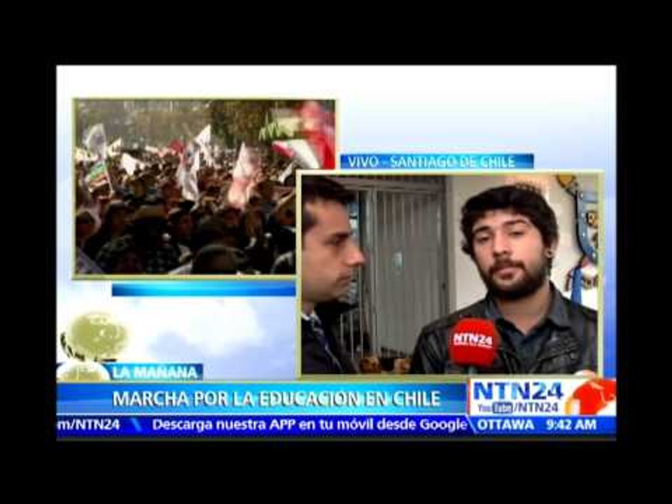 Estudiantes chilenos vuelven a marchar reclamando una profunda reforma educativa