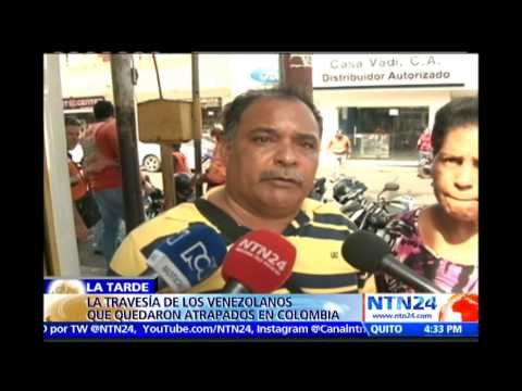 Venezolanos atrapados en Colombia rechazan cierre de frontera entre ambos países