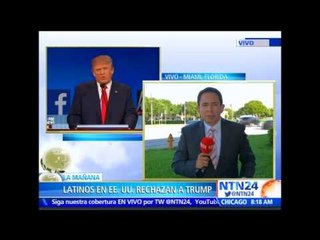 Encuesta revela el rechazo de la comunidad hispana en EE.UU. a la candidatura presidencial de Trump