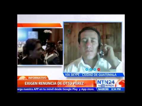 Movimiento ‘Guatemala Basta Ya’ pide renuncia del pdte. Pérez Molina y demás funcionarios corruptos