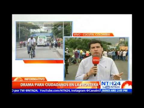 NTN24 en la frontera colombo-venezolana: ciudadanos afectados por el cierre viven un verdadero drama