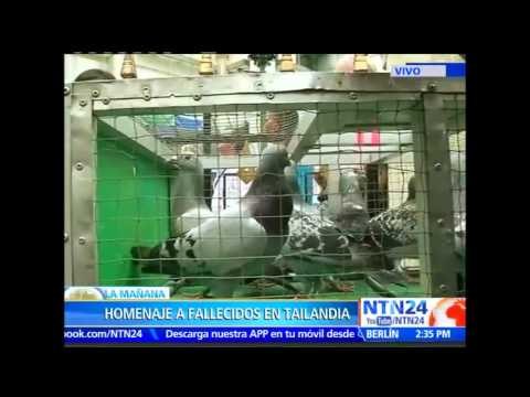 Decenas de tailandeses rinden homenaje a víctimas de atentado