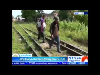 Autoridades de EE.UU. rescatan a 10 indocumentados atrapados en el vagón de un tren