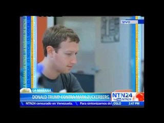 Donald Trump critica postura de Mark Zuckerberg sobre inmigración