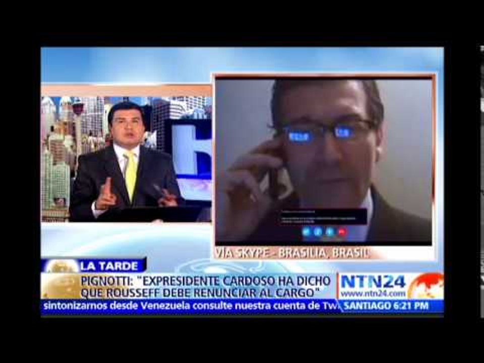 "Dos salidas, el juicio político y la renuncia": corresponsal ANSA sobre protestas contra Rousseff