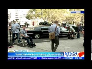 Donald Trump es citado para ser jurado en Corte de Nueva York