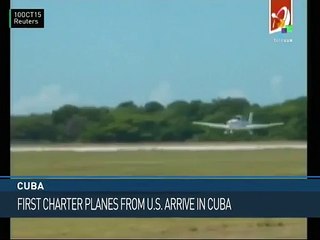 Cuba: First Charter Planes Arrive from U.S.