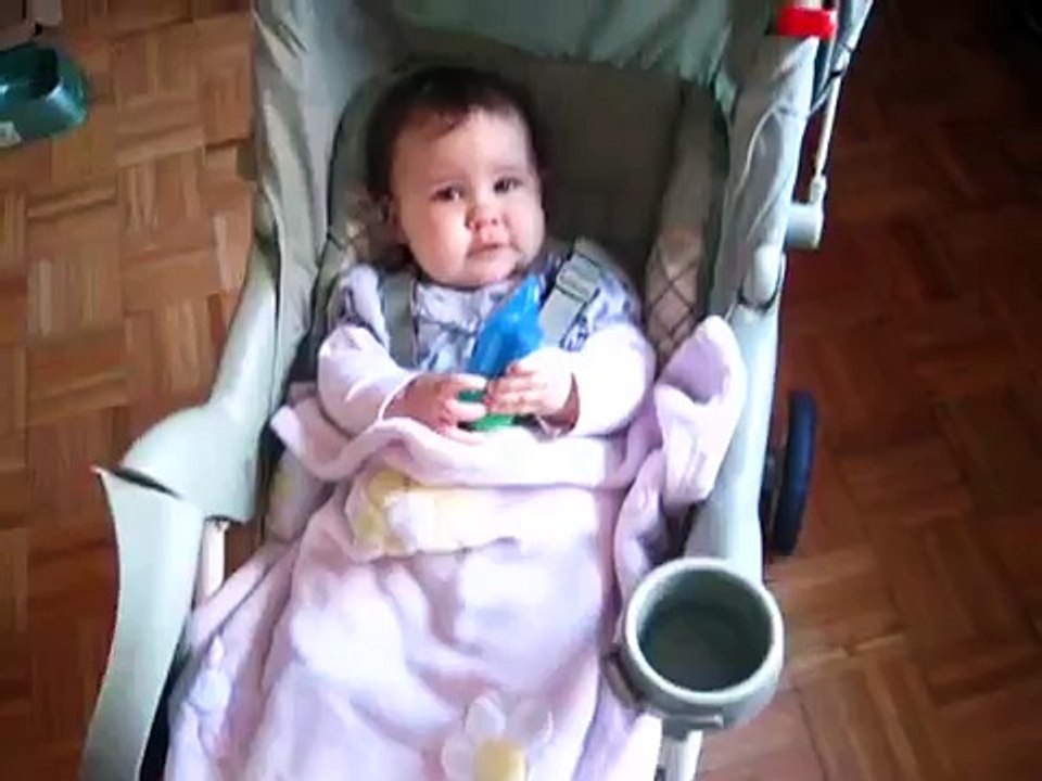 Baby's priceless reaction after dad asks question