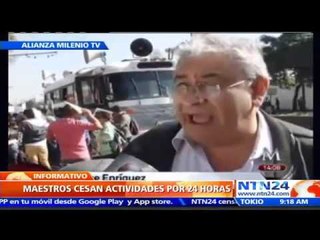 maestros mexicanos protagonizaron bloqueos para presionar al Gobierno a escuchar demandas