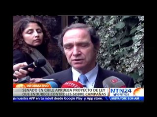 Senado aprueba proyecto de ley para endurecer controles sobre campañas en Chile
