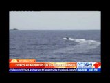 Naufragio en la costa de Libia deja al menos 40 inmigrantes fallecidos