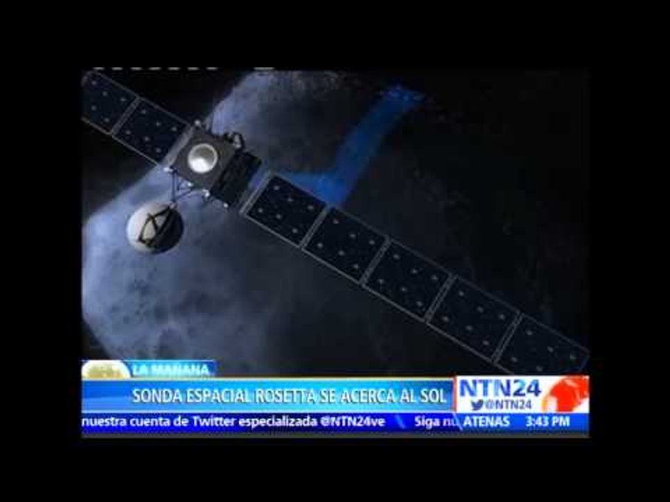 Sonda Espacial 'Rosetta' llegará este jueves a su punto más cercano del Sol