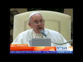 "La esclavitud en el trabajo va en contra de la dignidad humana", dice Papa Francisco