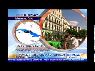 Cuba no “ha mejorado en su condición en materia de DD.HH.": portavoz de Coalición sindical