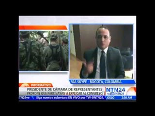 Presidente de la Cámara de Representantes de Colombia propone invitar a las FARC al Congreso