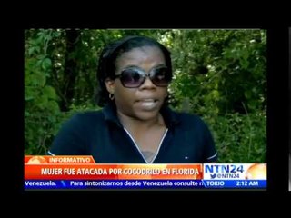 Mujer pierde una de sus extremidades tras ser atacada por un cocodrilo en Florida, EE.UU.