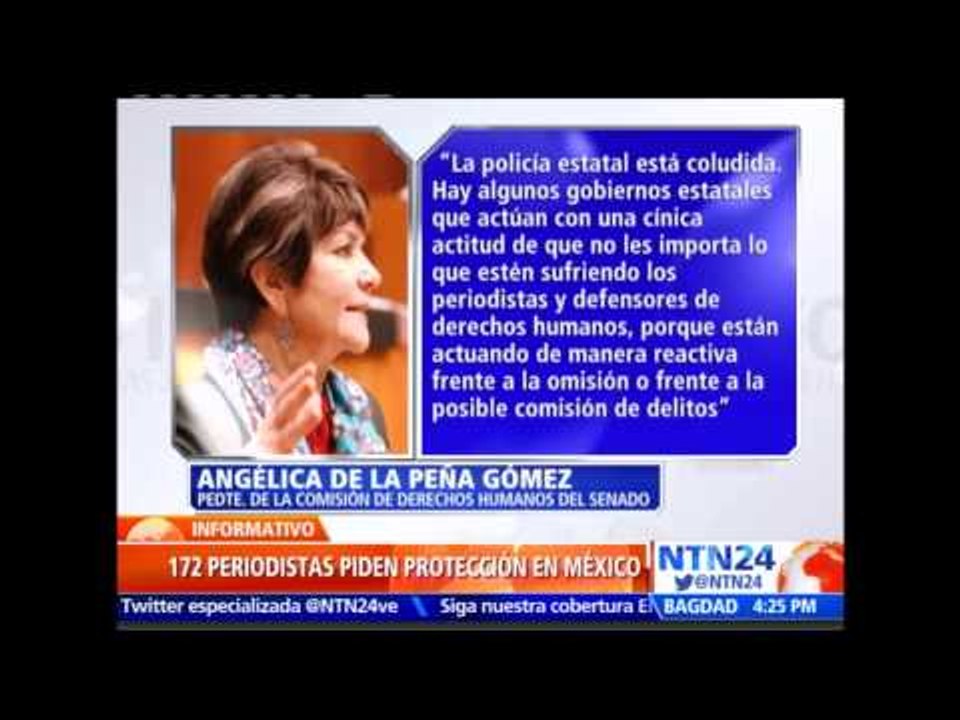 Preocupación en México por alarmante aumento de periodistas amenazados