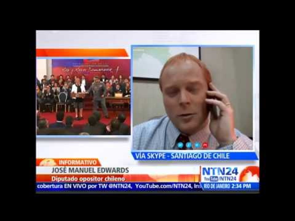 En video queda registrado cómo dos concejales chilenos se enfrentan a golpes