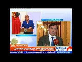 Oficialismo chileno responde a querella en contra Bachelet por “encubrimiento” de delitos