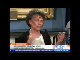 Autoridades de Nueva York alertan sobre posible brote de la llamada enfermedad de los legionarios