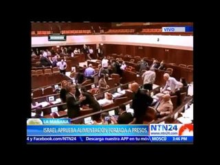 Israel aprueba alimentación forzosa a presos en huelga de hambre pese a opinión médica