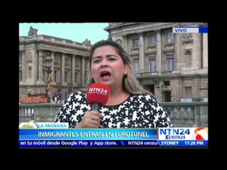 Autoridades capturan a casi 300 migrantes que intentaban llegar al Reino Unido por el Eurotúnel