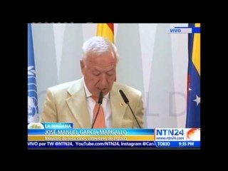 Ministro de Relaciones Exteriores de España califica de “lamentables” las declaraciones de Maduro