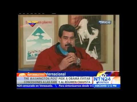 The Washington Post pide a Obama evitar concesiones a las FARC y a Venezuela