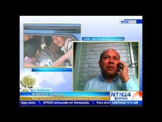 Líder del gremio transportador hace un diagnóstico del paro de conductores en El Salvador