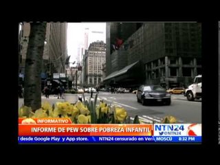 Índice de pobreza en niños hispanos que viven en EE.UU. aumenta de forma significativa