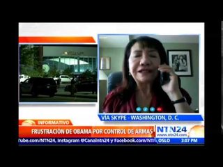 Obama confiesa que se siente frustrado por el manejo de control de armas en Estados Unidos