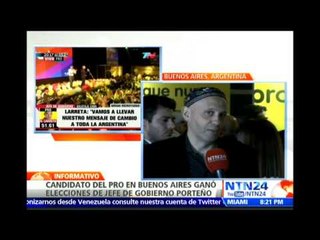 Derecha retiene Gobierno de Buenos Aires por pequeño margen que sorprende a Argentina