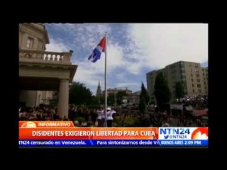 Bandera de Cuba flamea en Washington tras el restablecimiento de relaciones diplomáticas