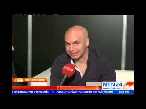 Horacio Rodríguez Larreta celebra su triunfo en NTN24 tras ganar la alcaldía de Buenos Aires