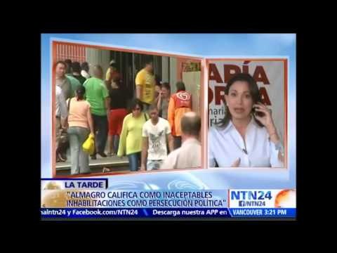 “Contraloría no tiene potestad de arrebatarme mi derecho político”: Maria Corina Machado a NTN24