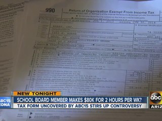 School board member makes $80k for hours hours per week?