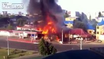 [RAW] Caught On Camera Massive Gas Station Nuke Like Explosion Tianjin, China 12/08/2015