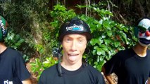 GoPro HD Hawaiian Downhill Skate with SK808