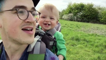 baby Buzz enjoying and exploring the outdoors together