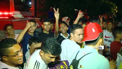 Seleção Brasileira com enorme recepção em Fortaleza
