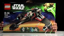 JEK 14s STEALTH STARFIGHTER LEGO Star Wars Set 75018 Time lapse, Stop Motion, Unboxing &