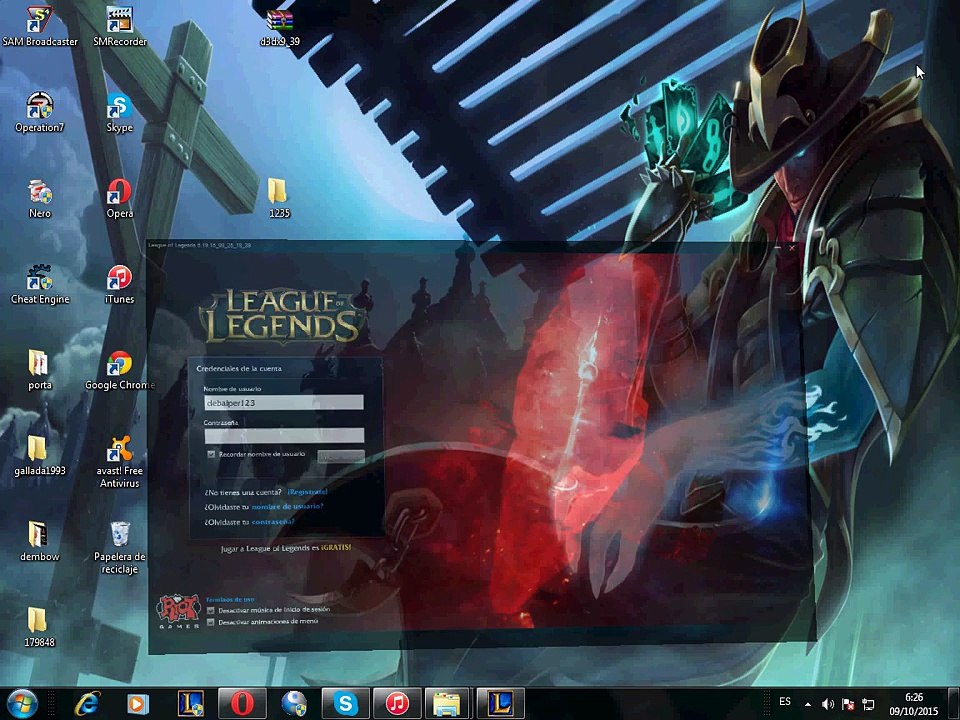 Problema de League Of Legends al formatear