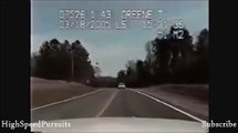 South Carolina High Speed Police Chase, Shootout With Bank Robbery Suspect (Dashcam)
