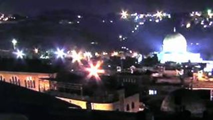 2nd UFO Jerusalem Dome of the Rock Temple Mount UFO video surfaces from 01/28/2011.