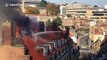 Huge blaze hits Bristol student flats