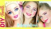 Halloween How to Look Like Barbie | Makeup Transformation Doll Face Tutorial | Jazzy Girl